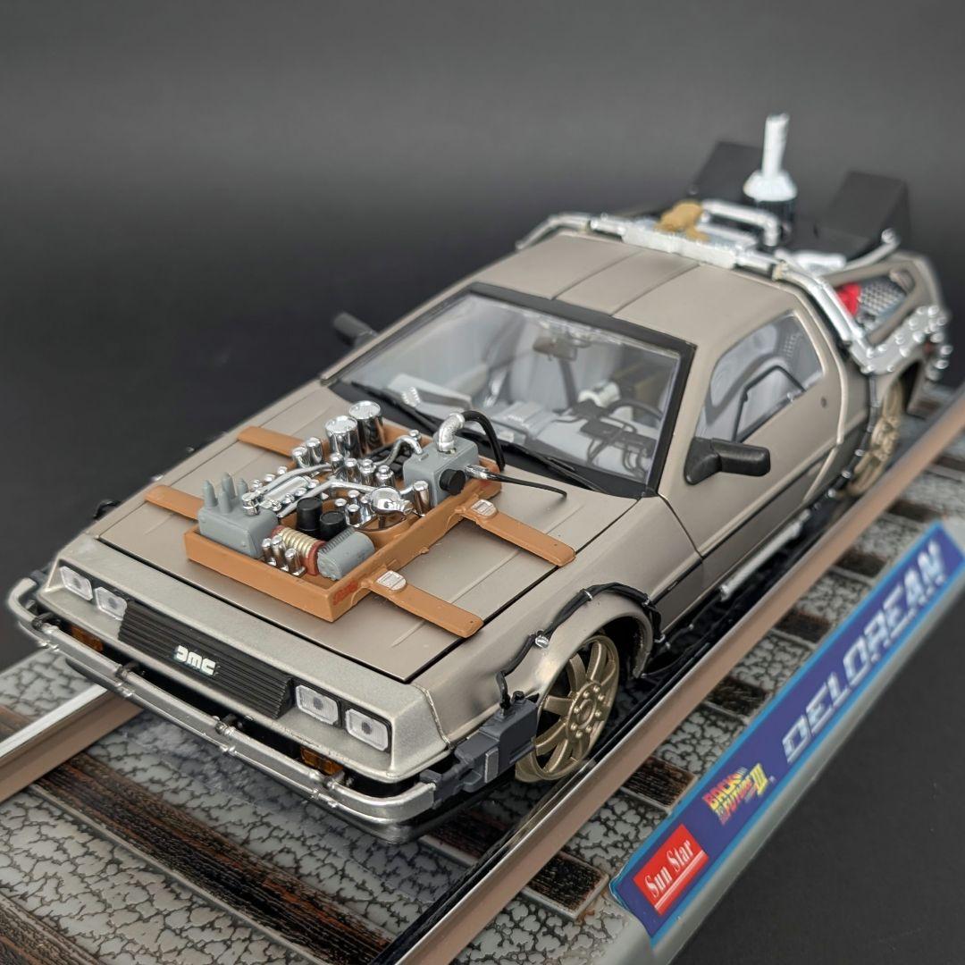 SunStar 1/18 バック・トゥ・ザ・フューチャー パート3 デロリアン