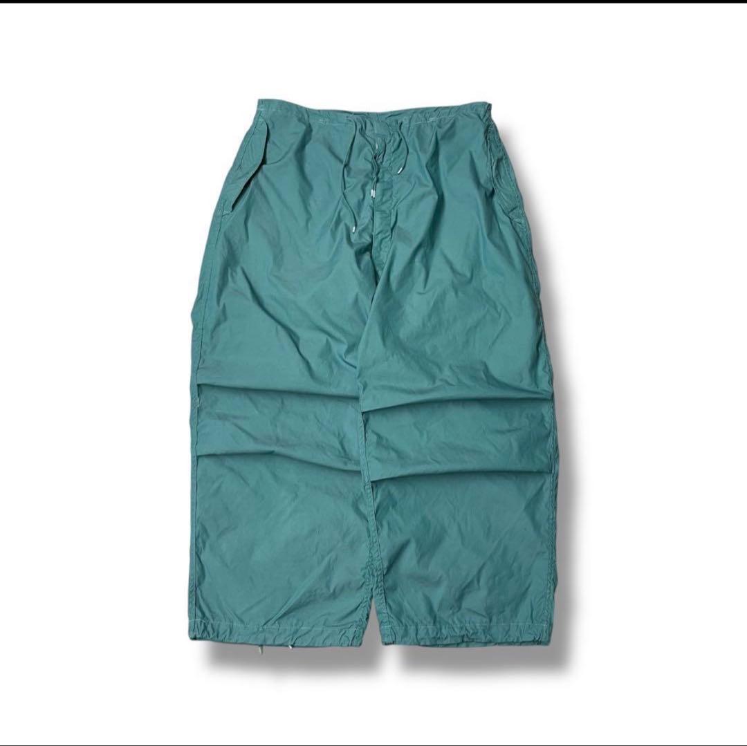 US MILITARY スノーカモパンツ 後染め ティファニーブルー