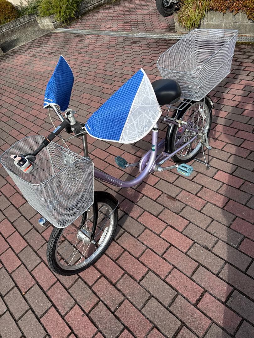 ご婦人向け、お買い物仕様、小型ママチャリ(20㌅)配達可能