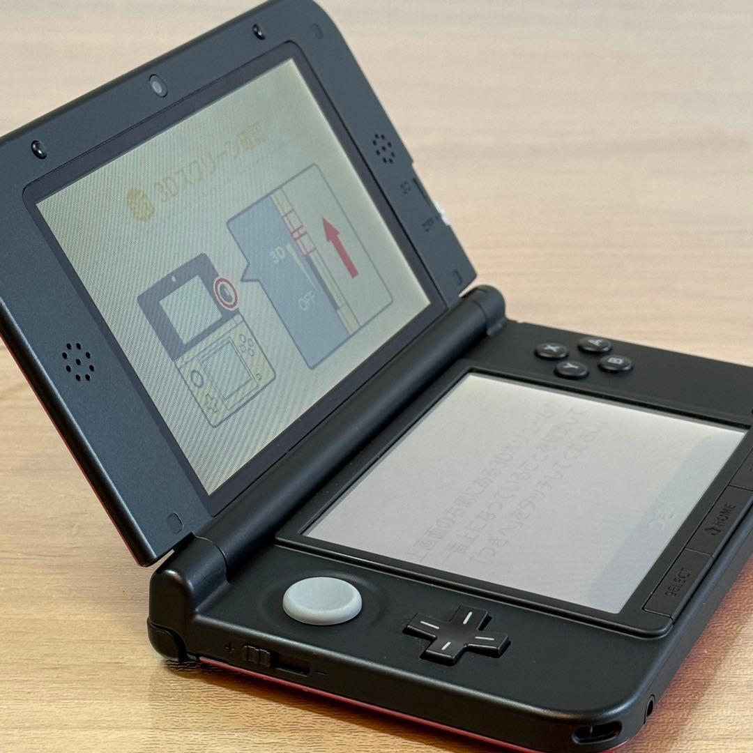 6-168【美品】ニンテンドー3DS LL レッド×ブラック
