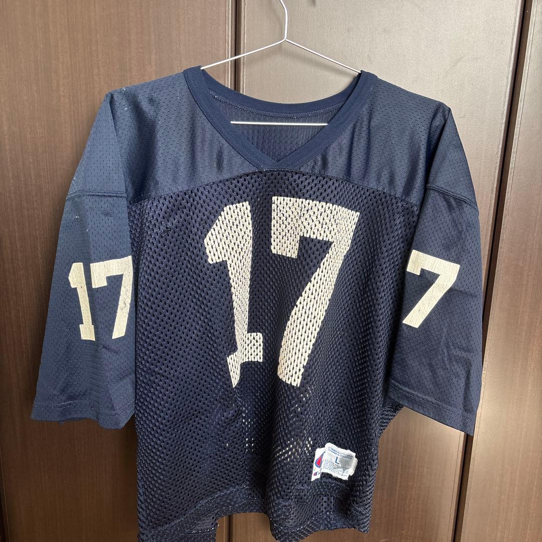 Champion 短丈Football Mesh Shirts レア商品⭐️