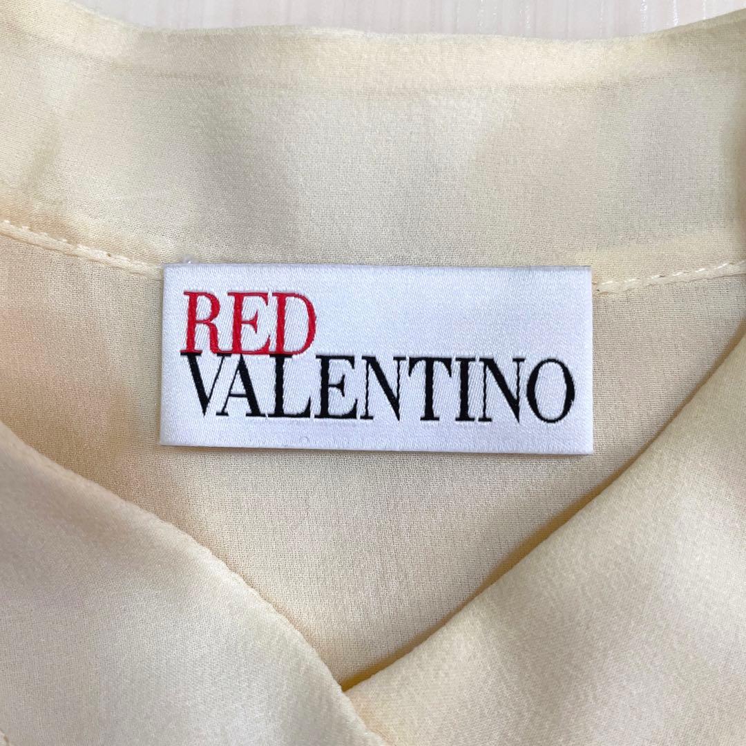美品✨VALENTINO シルク100% レース フリル ブラウス
