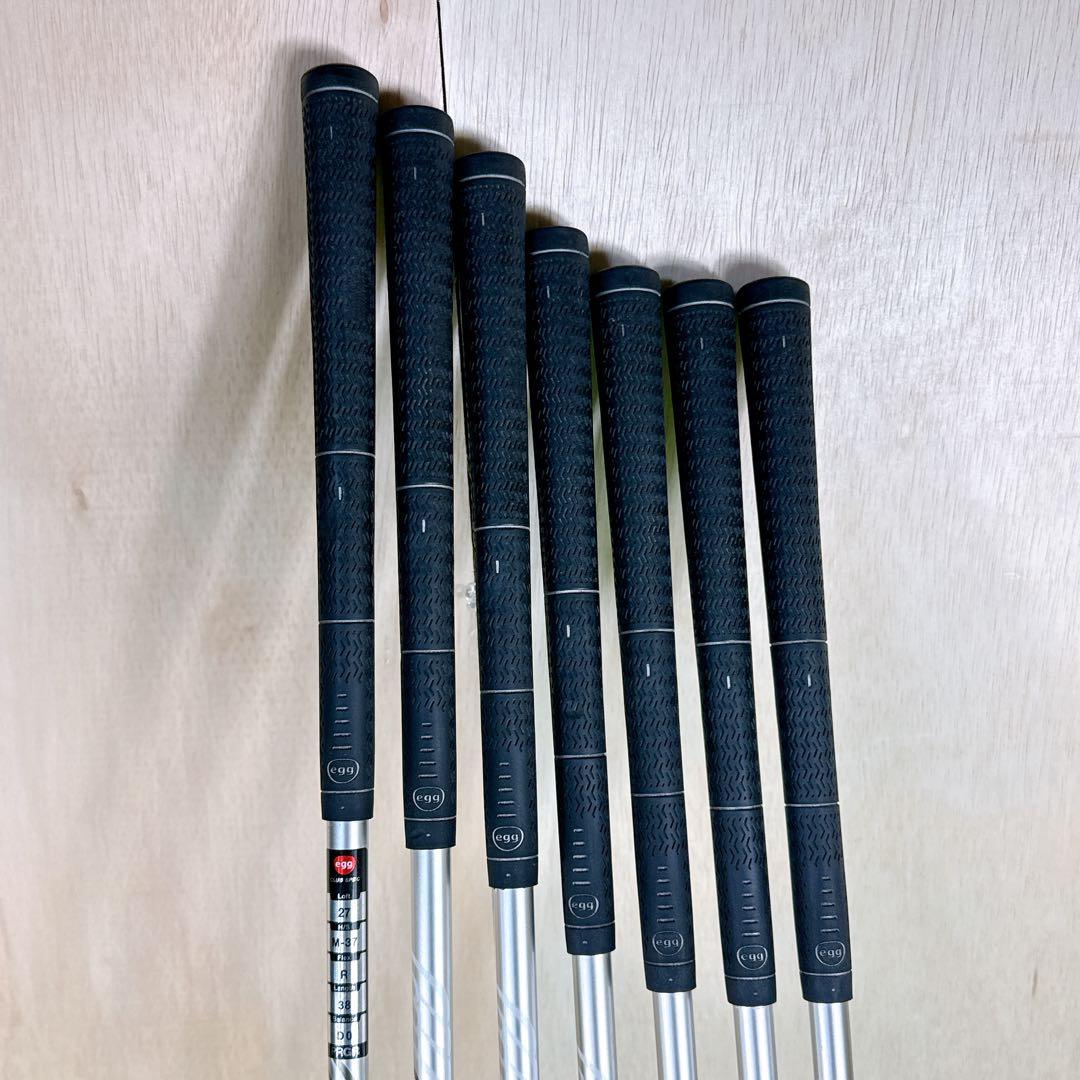 【レフティ】 PRGR egg 7本 アイアンセット M-37 カーボン 初心者