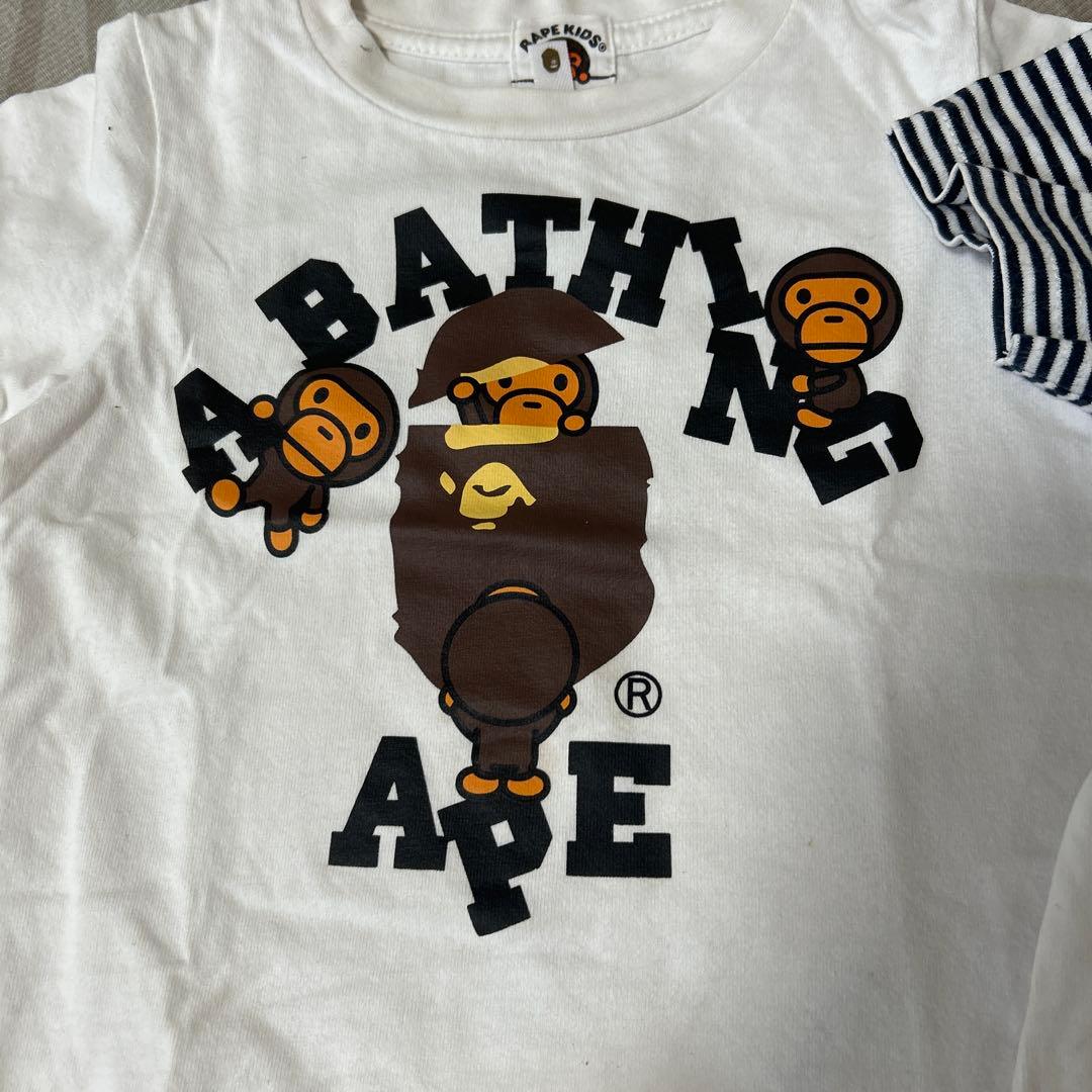 A BATHING APE Tシャツ 3枚セット 90cm