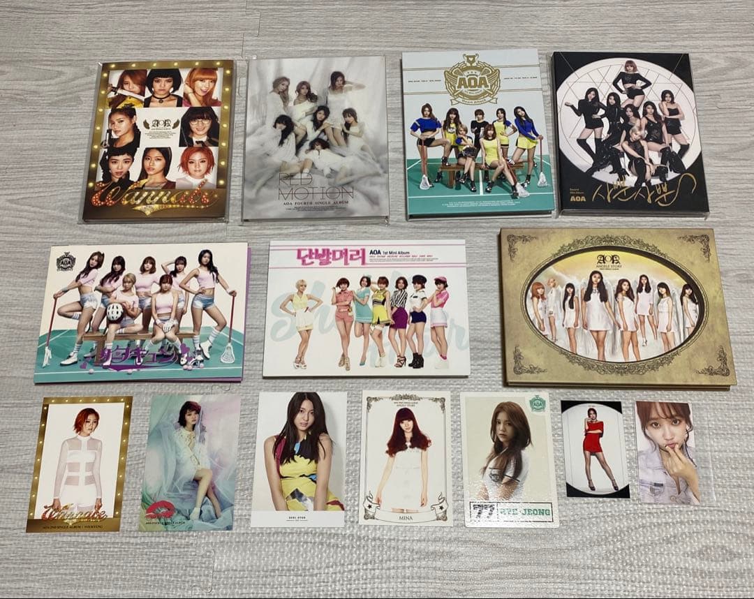 AOA CD アルバム トレカ まとめ売り セット