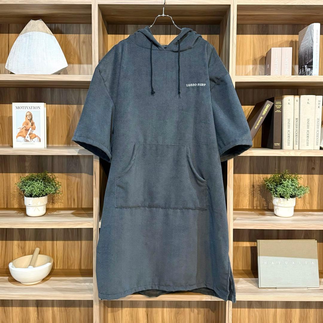目立つ☆LUSSO SURF お着替えポンチョ　グレー⭐︎ロンハーマン