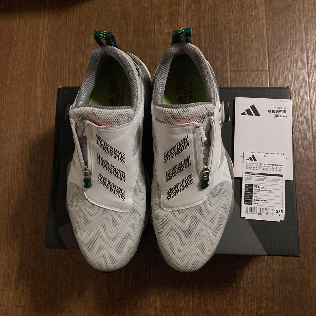 adidas ゴルフシューズ コードカオス25 ボア スパイクレス 28.5cm