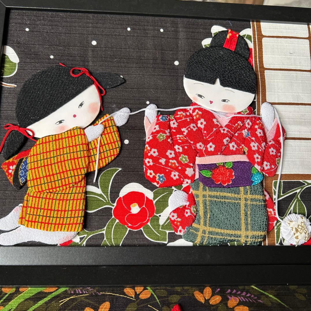 押絵額縁飾り　お正月ふーやん様3点専用