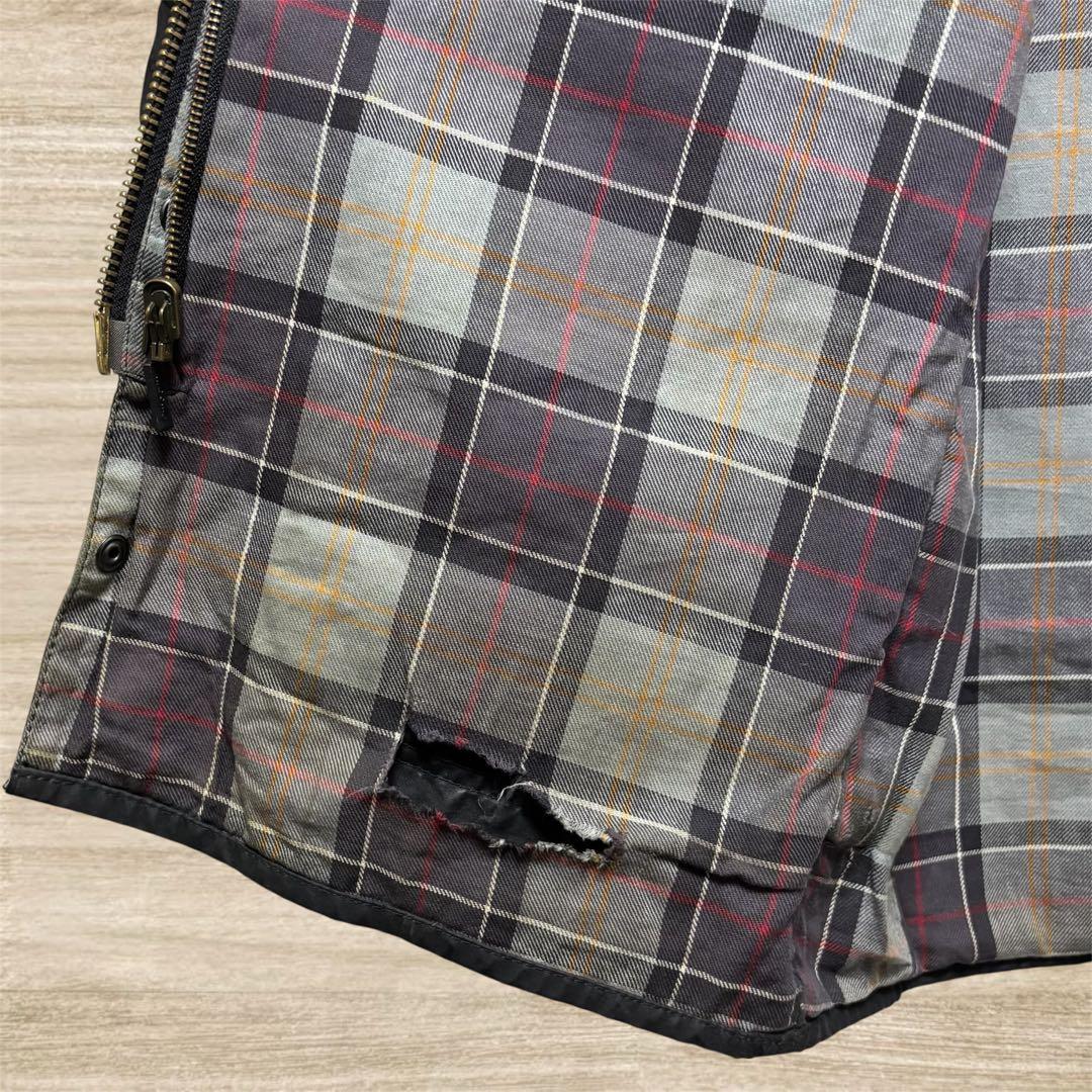k*n様 超美品 Barbour ビュフォート オイルドジャケット 黒 L相当