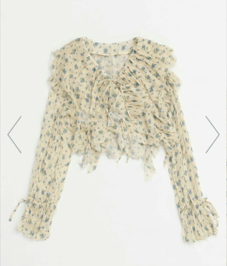 MAISON SPECIAL ラッフルフリルブラウス Ruffle Blouse