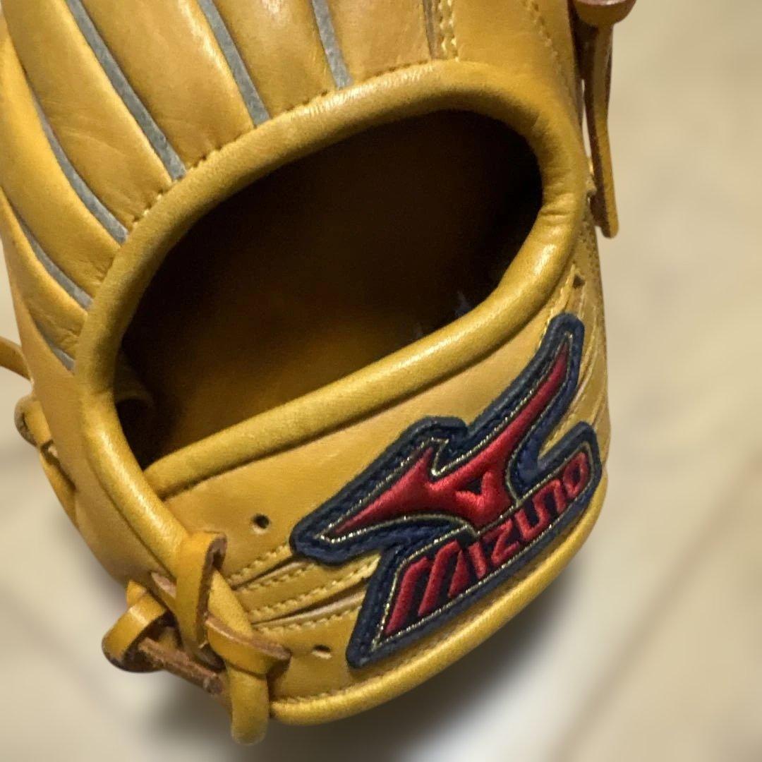 Ｍ*様 美品　Mizuno Diamond master 軟式グローブ イエロー