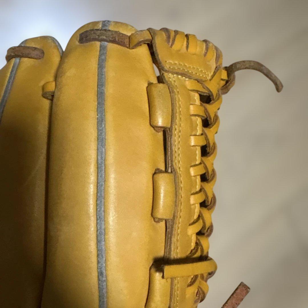 Ｍ*様 美品　Mizuno Diamond master 軟式グローブ イエロー