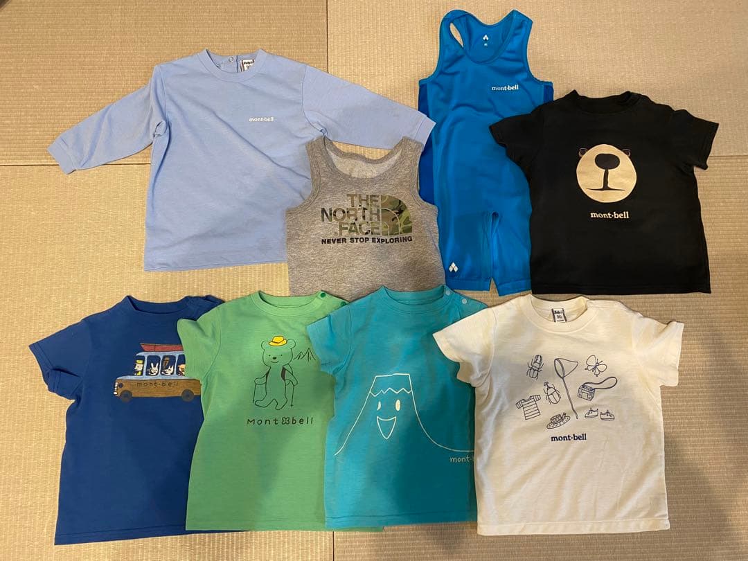 アウトドア　モンベル・ノースフェイス・パタゴニア11点セット Tシャツ・パンツ