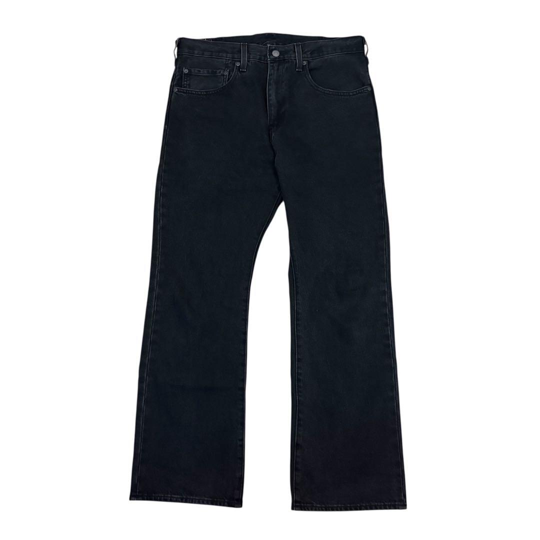 リーバイスプレミアム 517 BIGEブラックデニム ブーツカットW34