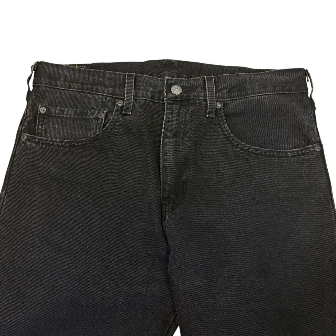 リーバイスプレミアム 517 BIGEブラックデニム ブーツカットW34