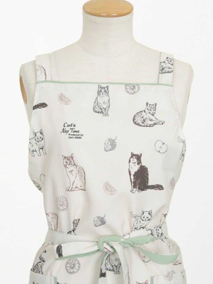 Cat's Nap Time 猫柄エプロン 未開封品