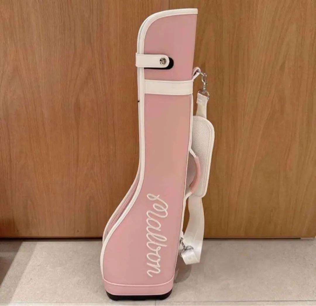 マルボン Malbon クラブスタンド ハーフケース キャディバッグPink