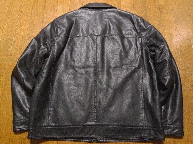 【大きい】2XL3XL日本サイズ位トミーヒルフィガー限定レザー調ダウンジャケット