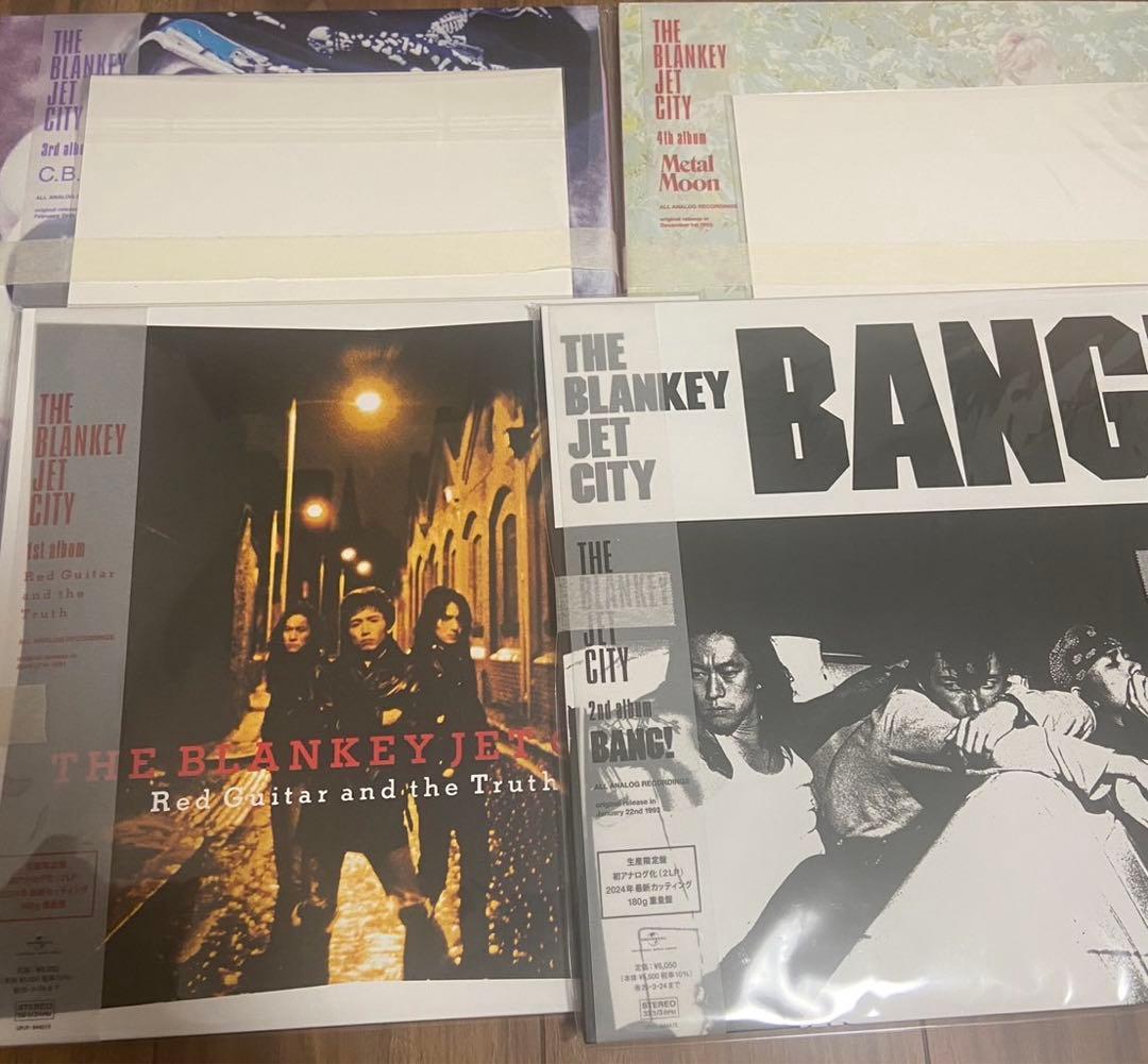 新品BLANKEY JET CITY 1st〜4st アナログ盤メガジャケ付