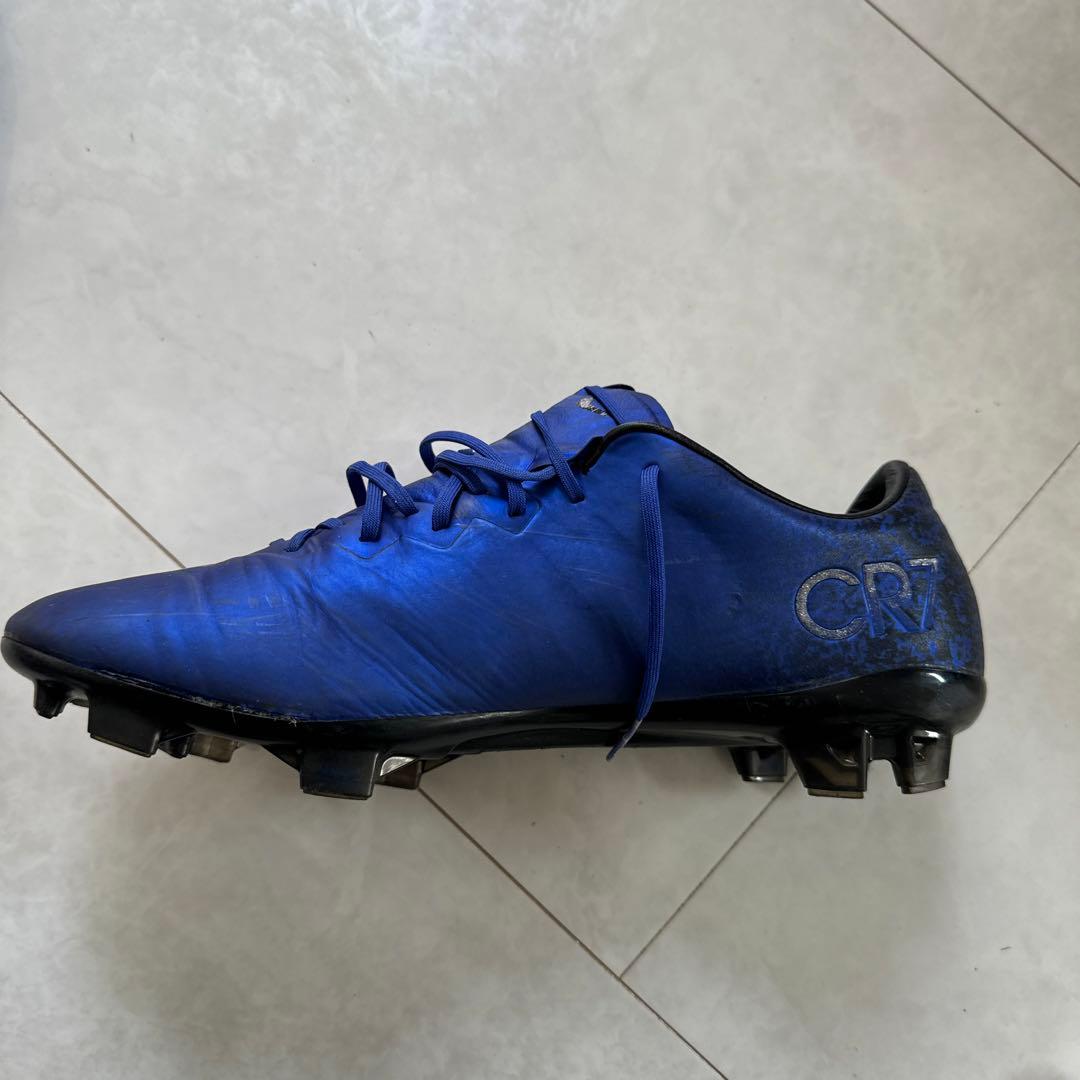 【レア】Nike CR7 青 シルバー スパイクシューズ 収納袋付き