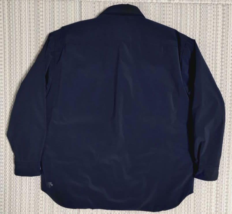【美品】DESCENTE ALLTERRAIN 中綿 シャツジャケット ブラック