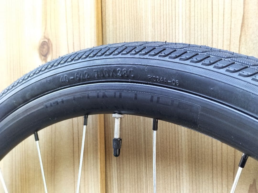 3段変速 ホイールリア120mm 24H 新品タイヤ700x38C ギア16T