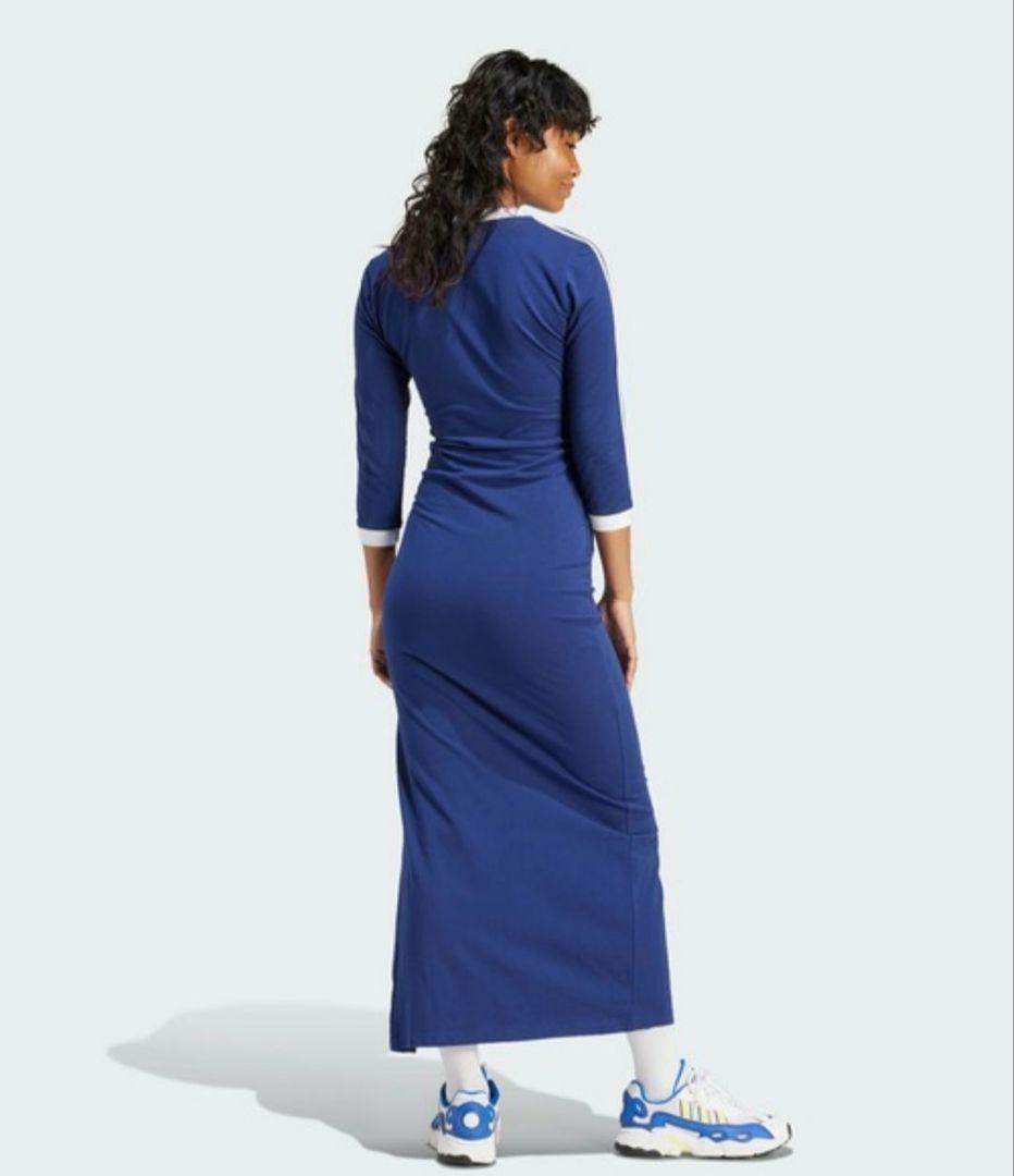 週末限定値下げadidasアディカラークラシックスリーストライプスマキシワンピー