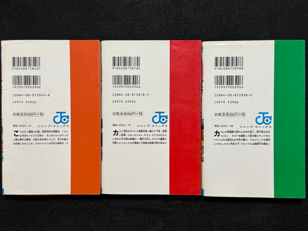 【初版セット】NARUTO 1〜3巻 初版セット