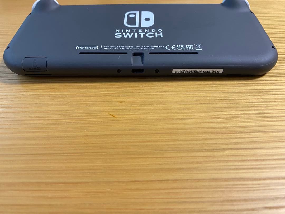 【美品】Nintendo Switch Lite グレー 本体 充電器
