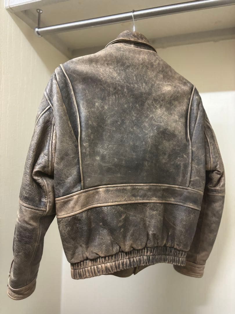 90s James Dean A-2 革ジャン レザージャケット Lサイズ