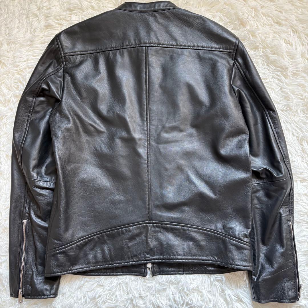 UNITED TOKYO 羊革 ラムレザー シングルライダース 希少4(XL)
