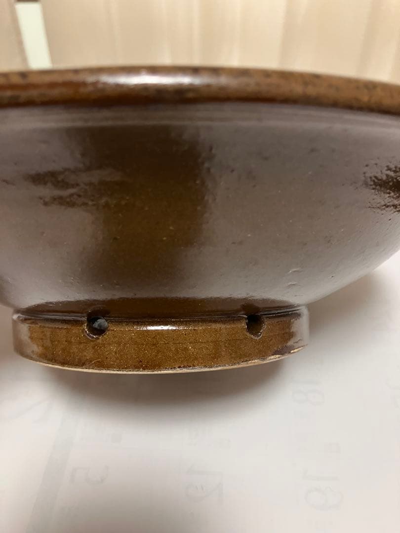 壺屋焼　金城敏男作　魚紋飾り大皿　やちむん　ヤチムン　父金城次郎 ※値引不可