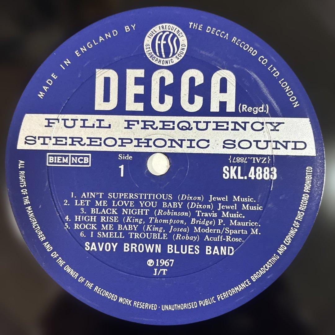 サヴォイブラウン 名盤 レコード シェィクダウン UKオリジナル盤
