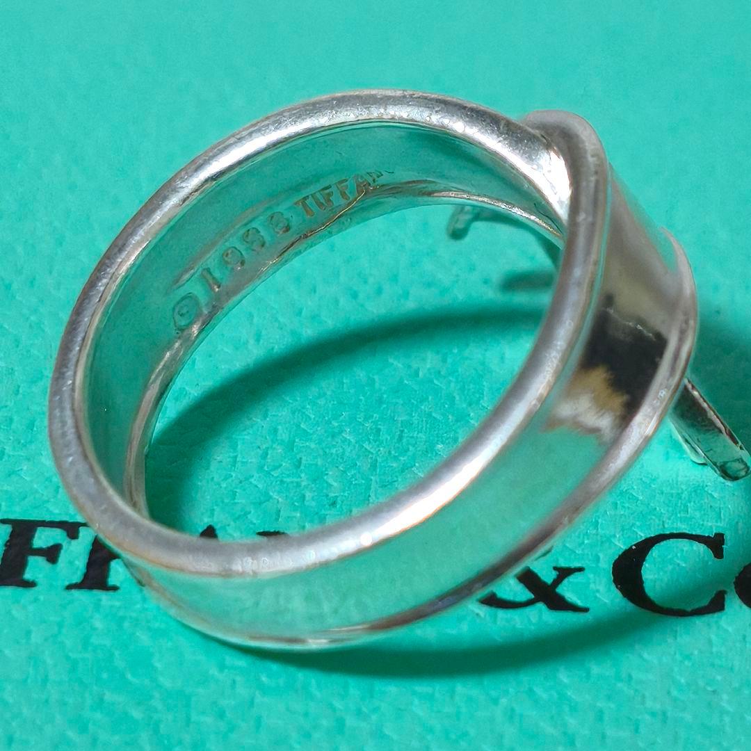 Tiffany ティファニー リボン リング シルバー 指輪 9号