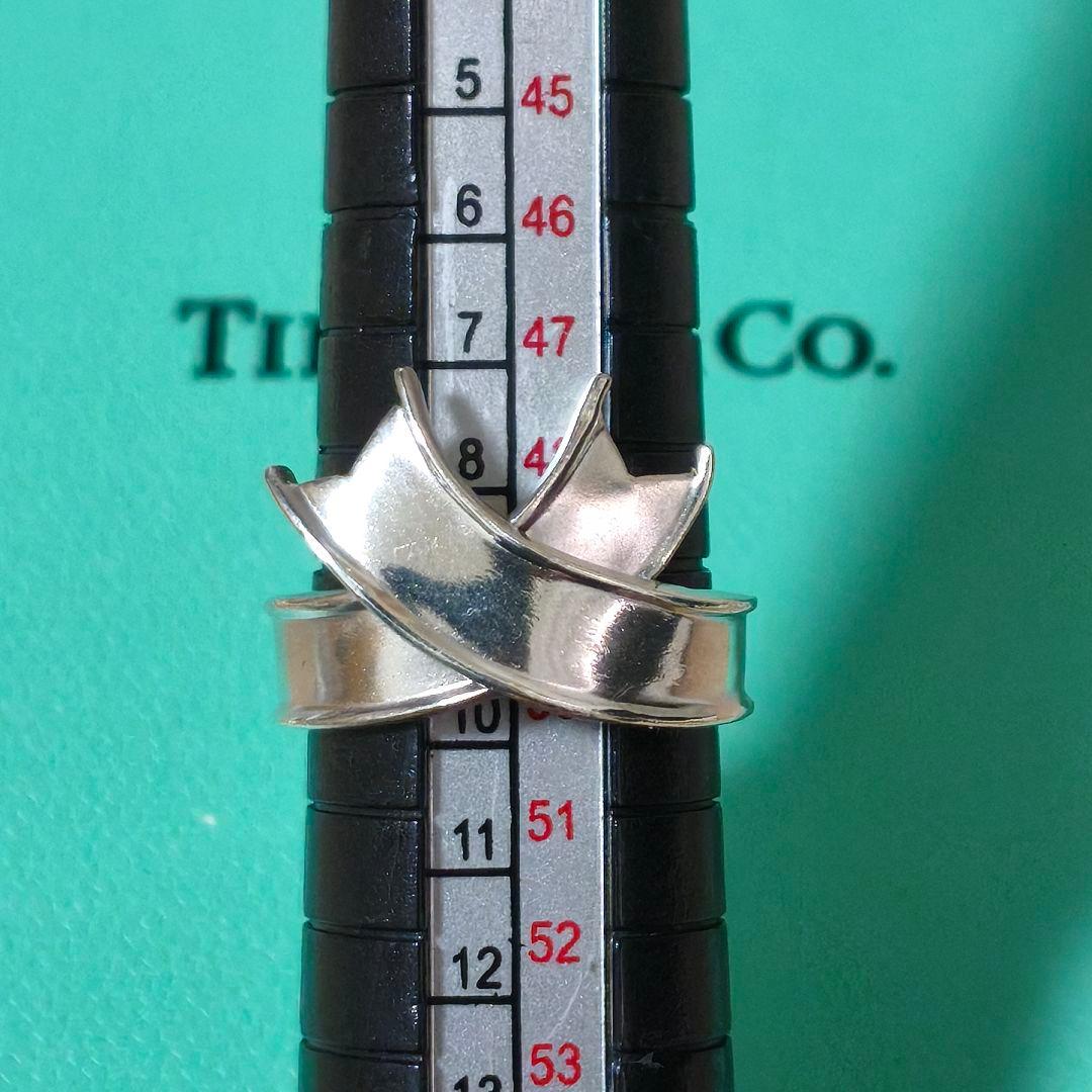 Tiffany ティファニー リボン リング シルバー 指輪 9号