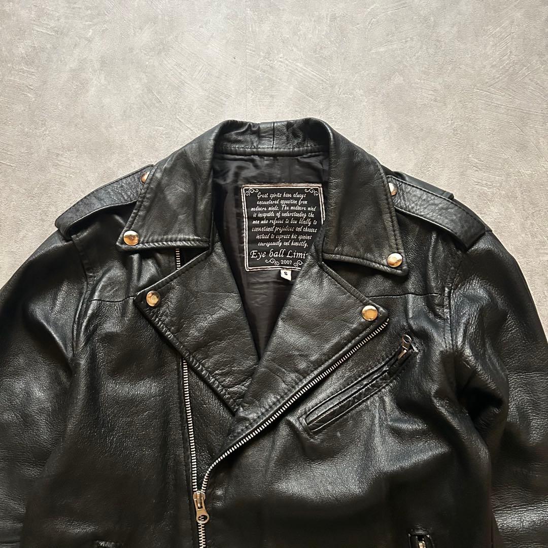 ジャケット・アウター archive grunge riders leather jacket y2k