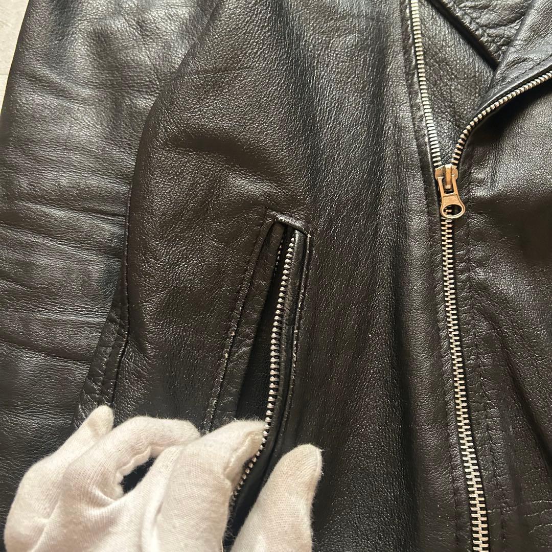 ジャケット・アウター archive grunge riders leather jacket y2k