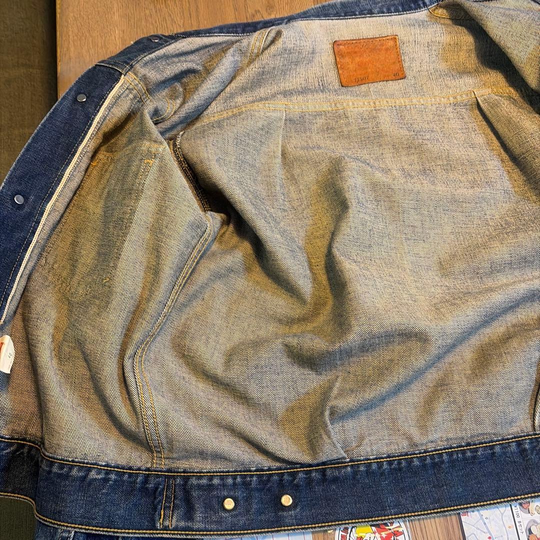 【良品】リーバイス　デニムジャケット　71507-XX　90s　赤耳　セルビッジ