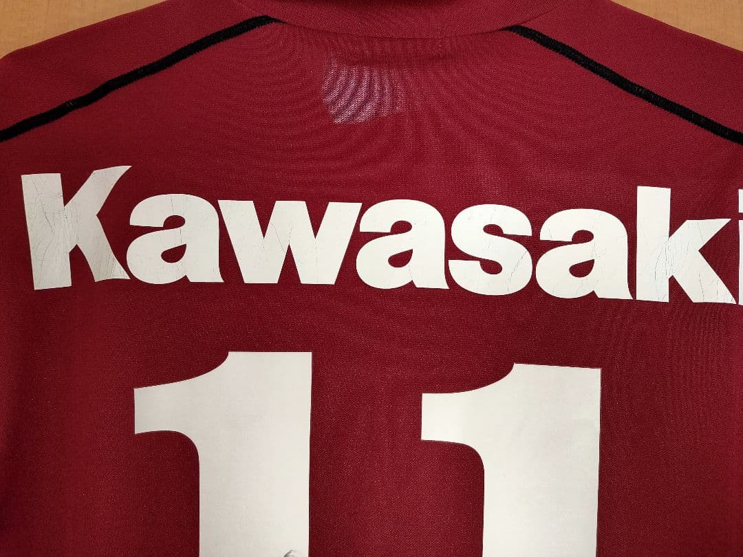 ヴィッセル神戸 三浦知良 直筆サイン入りレプリカユニフォーム XO