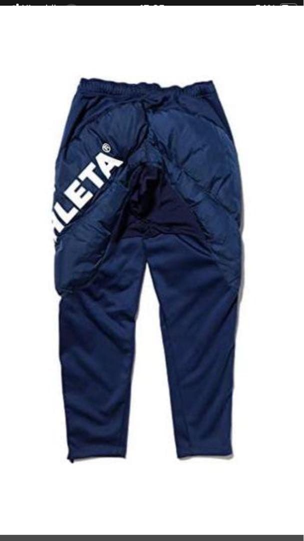 アスレタ ネイビーM 中綿入りパンツ