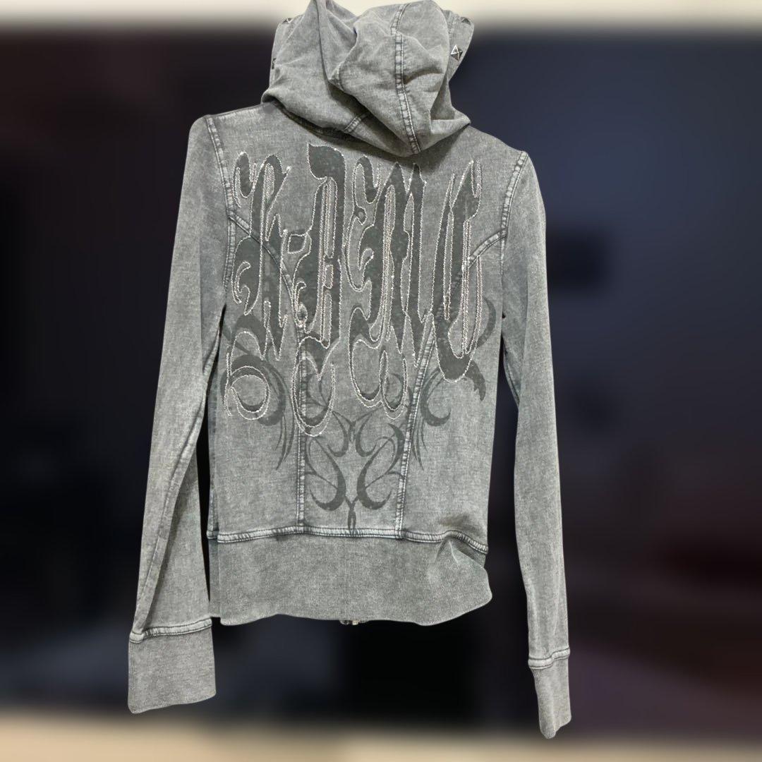 HARLEY DAVIDSON グレー XS パーカー