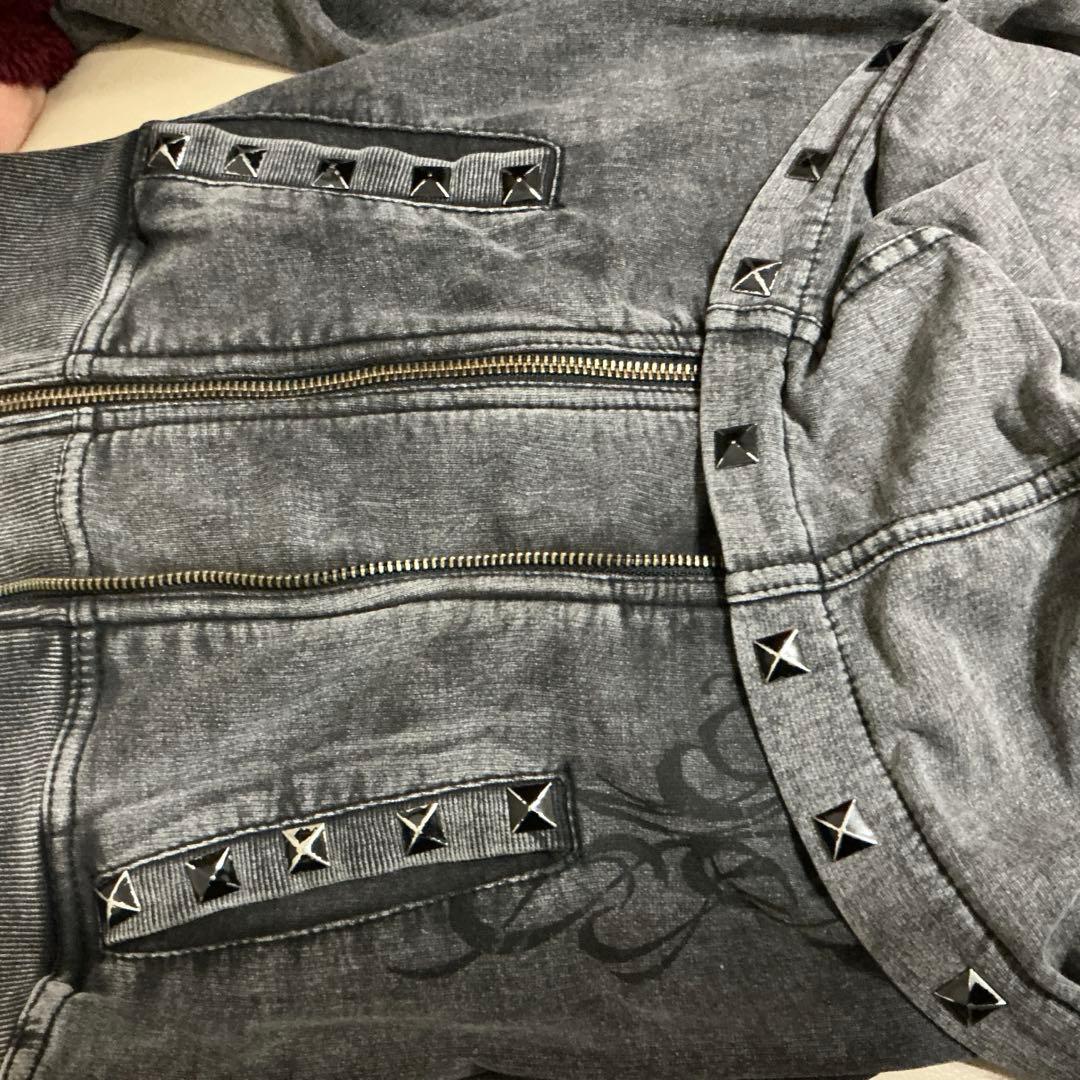 HARLEY DAVIDSON グレー XS パーカー