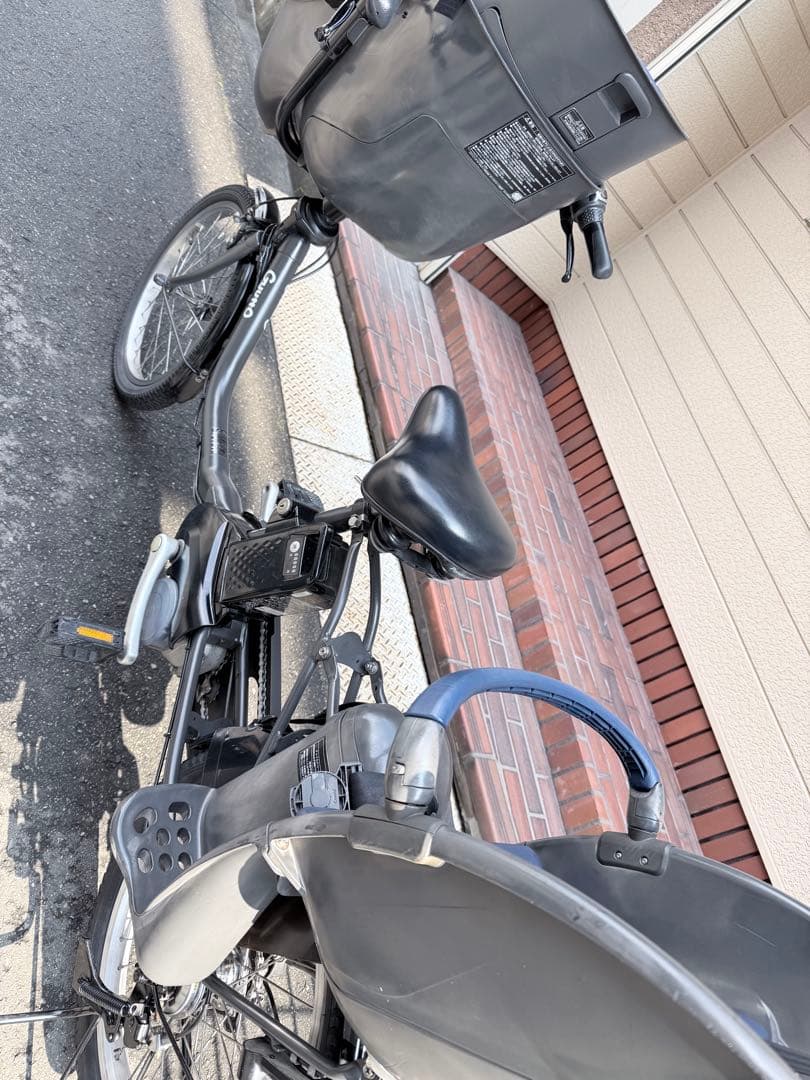 大阪府　子供乗せ　パナソニック　 電動アシスト自転車 チャイルドシート2つ付き