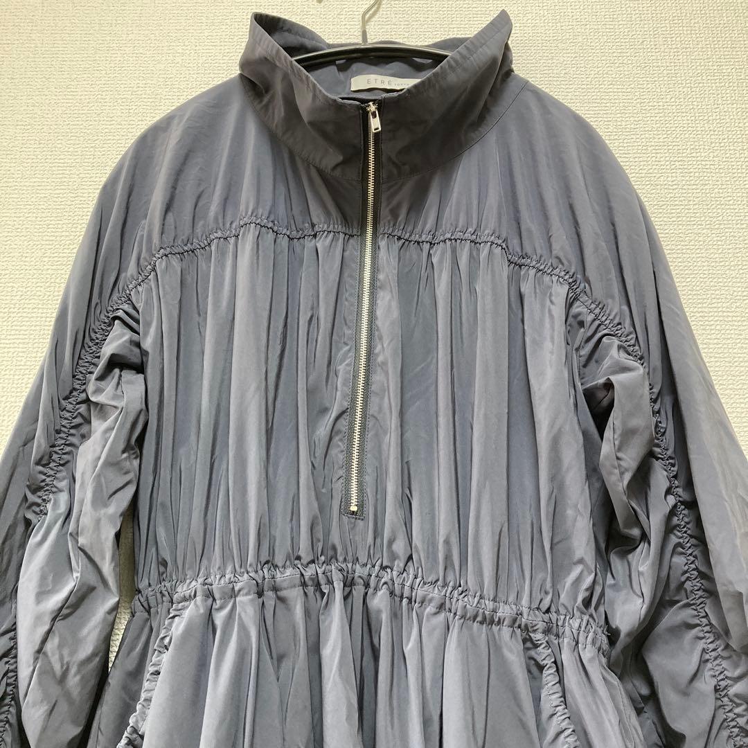 ETRE TOKYO エトレトウキョウ　ギャザーボリュームワンピース