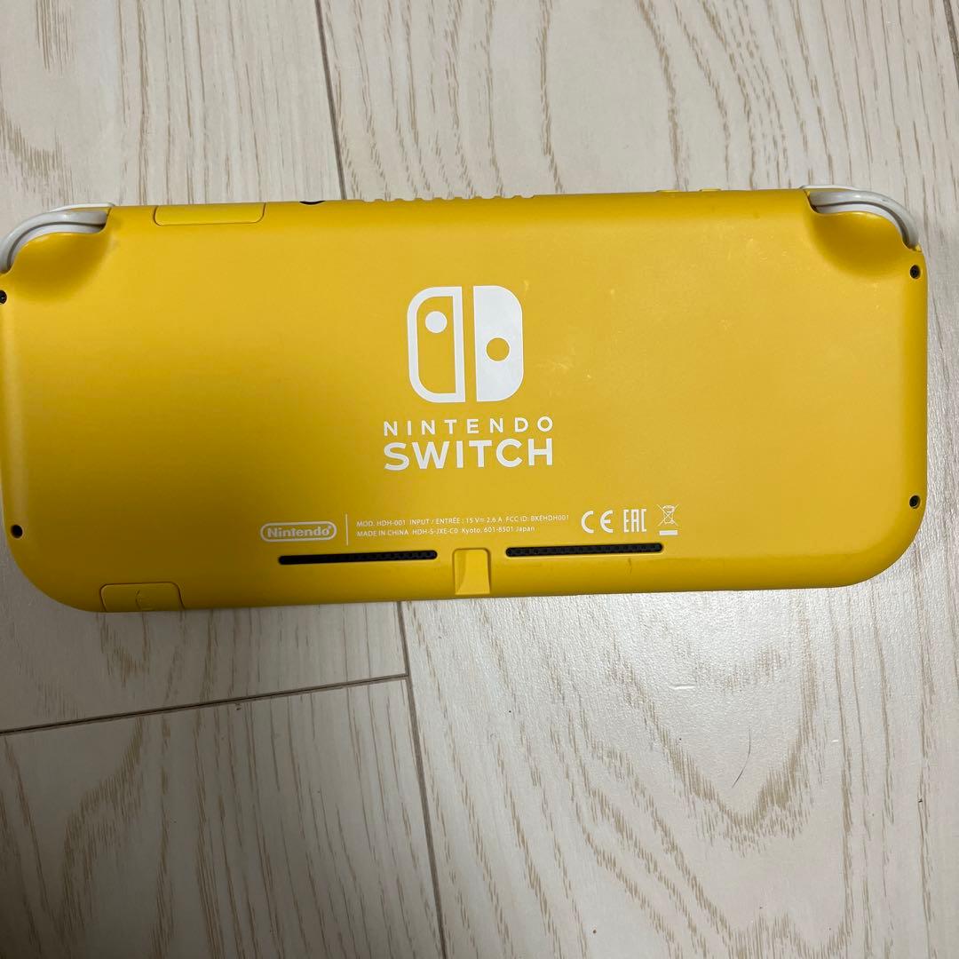 ジャンク品 Nintendo Switch Lite イエロー 箱・充電器付き