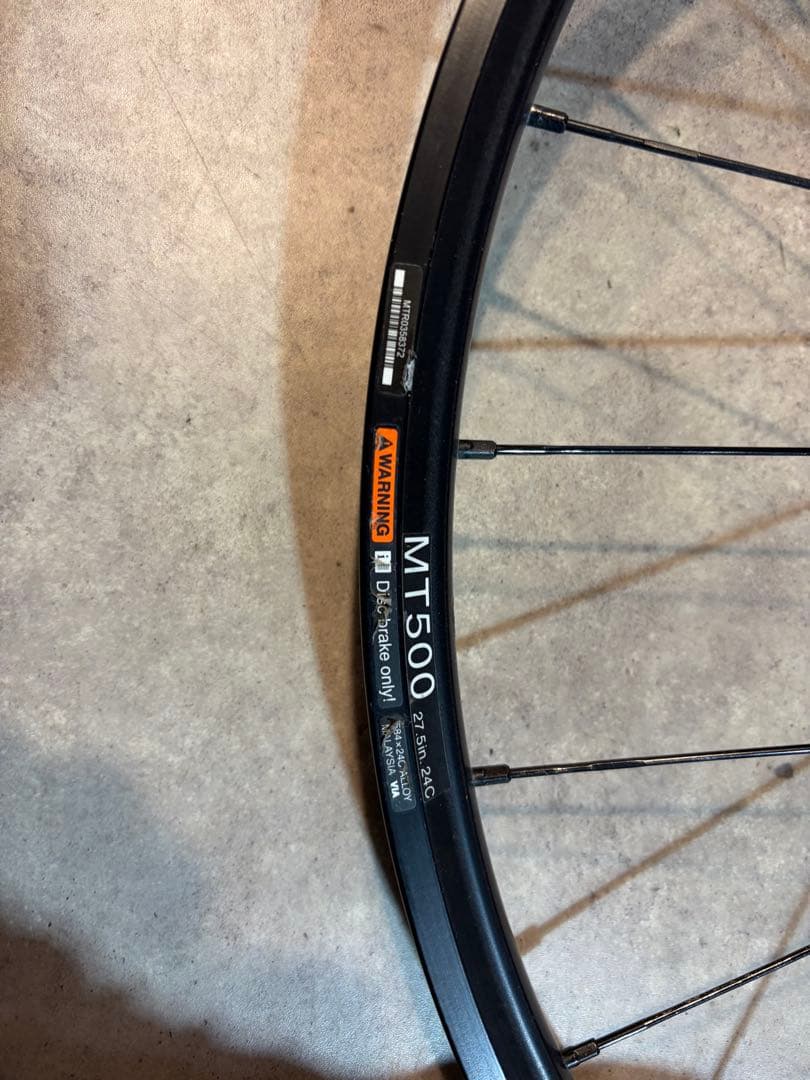 MTB シマノ　MT500 27.5インチ24C デスクブレーキ　Shimano