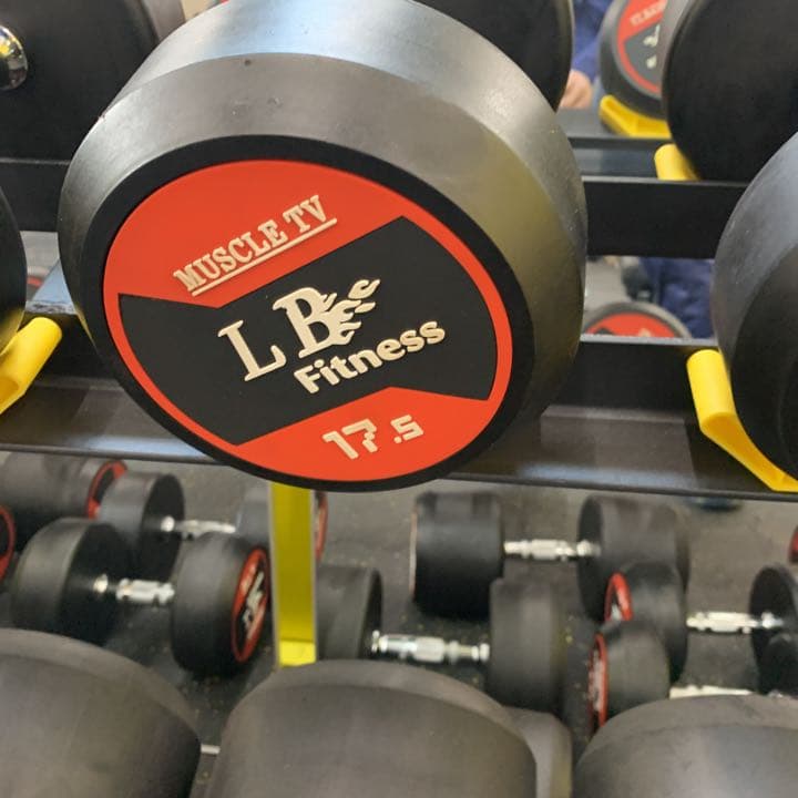 ラバーダンベル　22.5kg kg 25kg kg  27.5kg 各2個