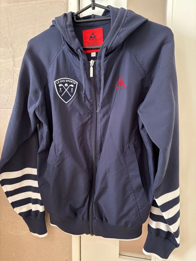 le coq sportif ゴルフコレクション ジャケット L ネイビー