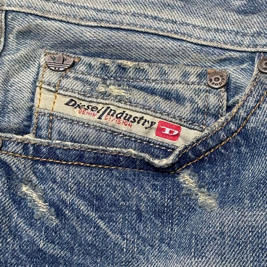 archive DIESEL×ADIDAS straight denim w30