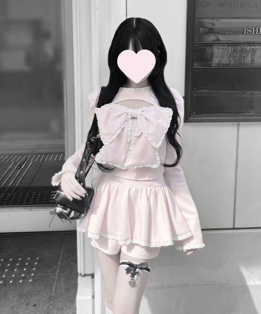 olive des olive インフルエンサー miko リボンビスチェセット